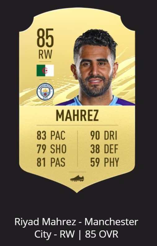 mahrez Top 10 footballers with 5-star skill move in FIFA 21