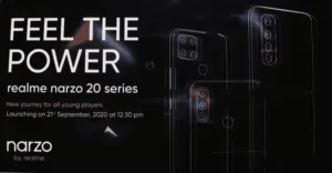Realme Narzo 20 series is launching on September 21