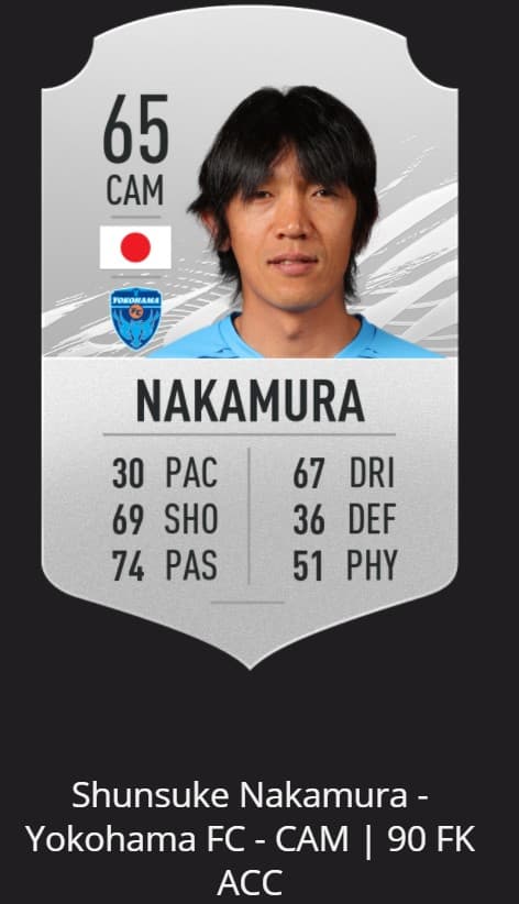nakamura Top 10 best freekick takers in FIFA 21