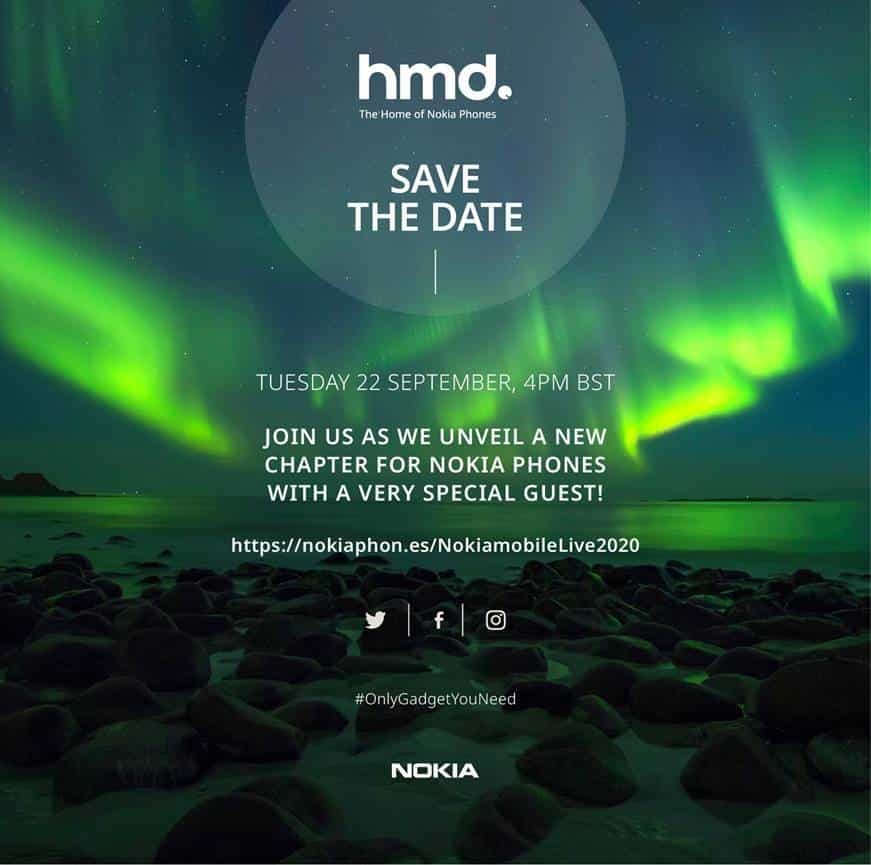 nokia launch event september 2020 Nokia 7.3 will arrive on 22nd September - HMD Global officially send invites for the event