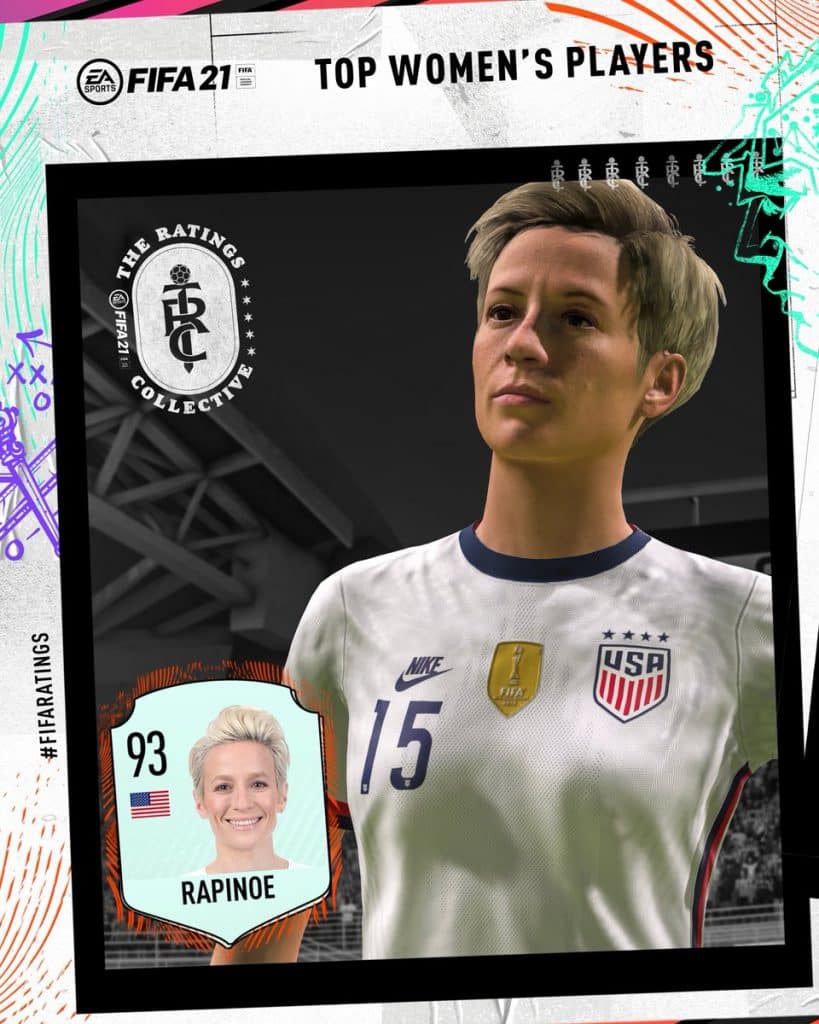 rapinoe 1 Top 10 best women's players in FIFA 21