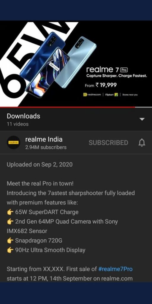 real2 Realme 7 and 7 Pro price leaked ahead of launch
