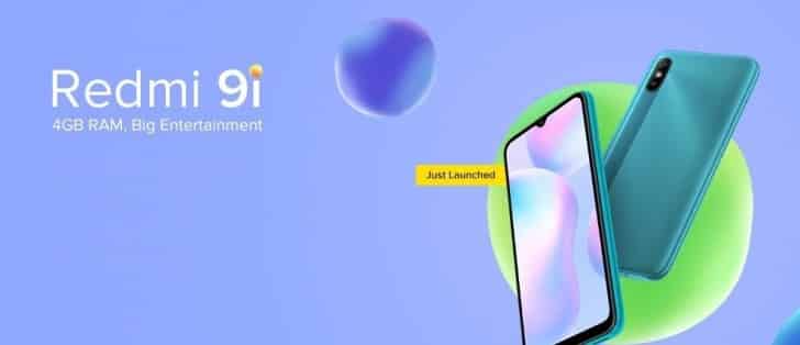 The Redmi 9i launches in India as an improved version over Redmi 9a