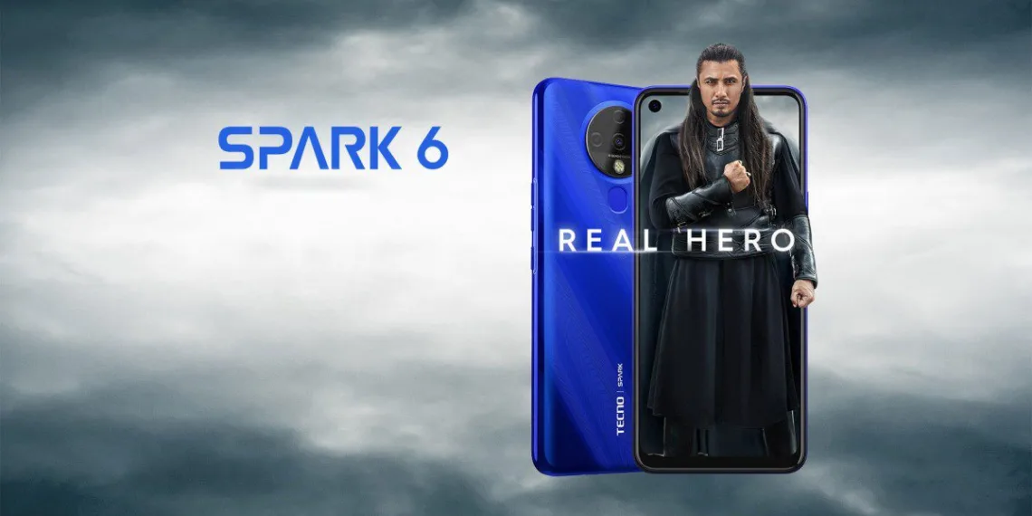 Tecno Spark 6 debuted with a 6.8” display and Helio G70 chipset