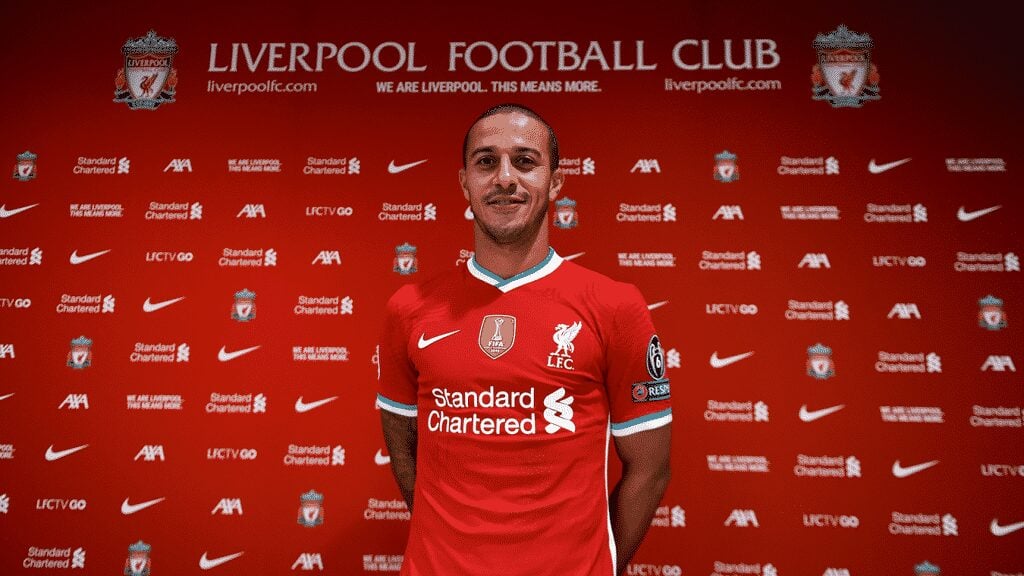 thiago alcantra liverpool home shirt PREMIER LEAGUE 2020-21: Every single transfer that happened this summer