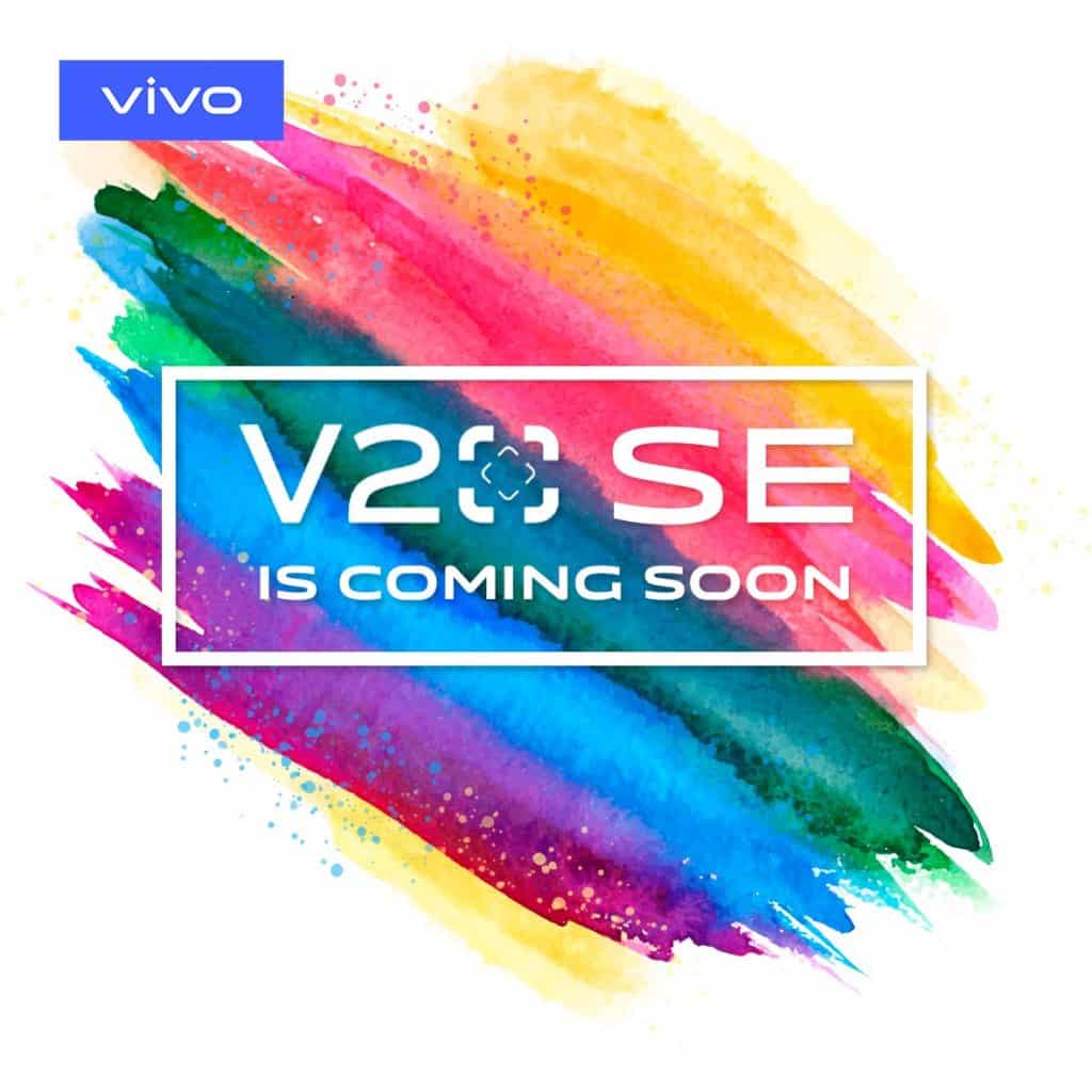 v1 Vivo V20 SE officially teased, confirmed to launch soon