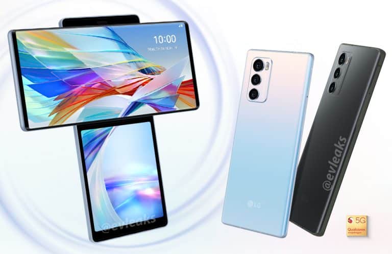 LG Wing 5G version with triple rear camera setup leaked