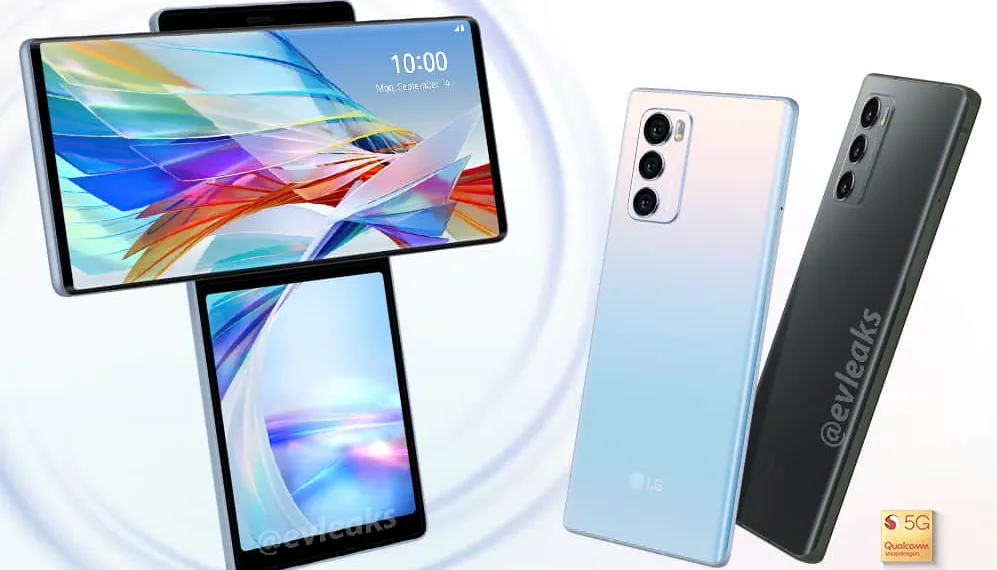LG Wing 5G version with triple rear camera setup leaked