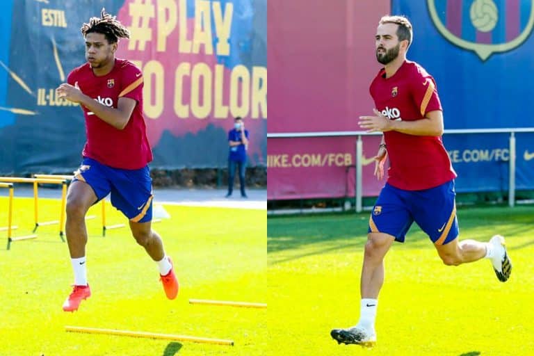 Pjanic and Todibo joins Barcelona squad for training