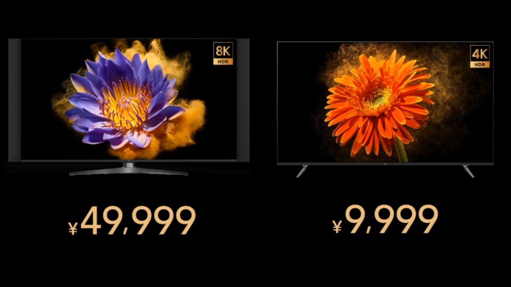 xiaomi mi tv master Xiaomi launches two 82-inch Mi Master Series TVs in 4K and 8K variants