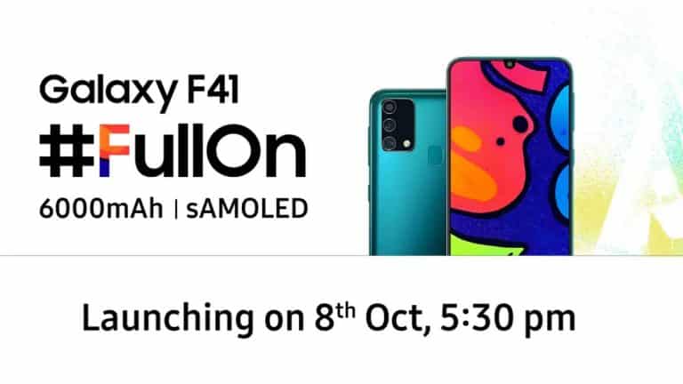 Samsung F41 launched in India, price and specifications