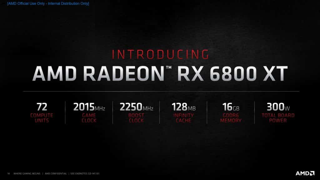 AMD Radeon RX 6800 XT matches RTX 3080 performance at just 9