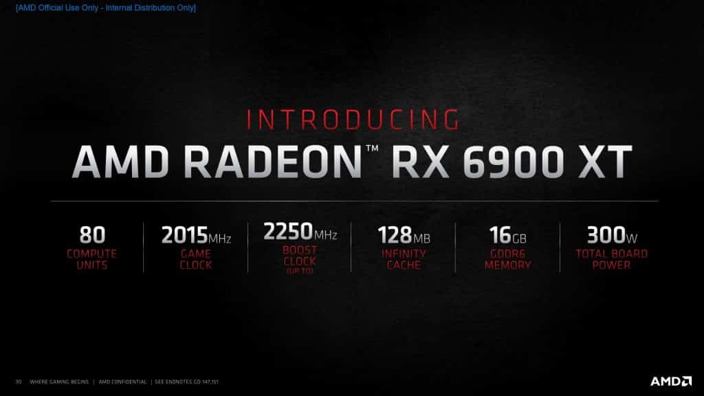 AMD Radeon RX 6900 XT challenges the NVIDA's RTX 3090 at 9 only