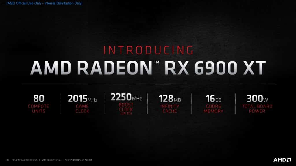 AMD Radeon RX 6900 XT challenges the NVIDA's RTX 3090 at $999 only