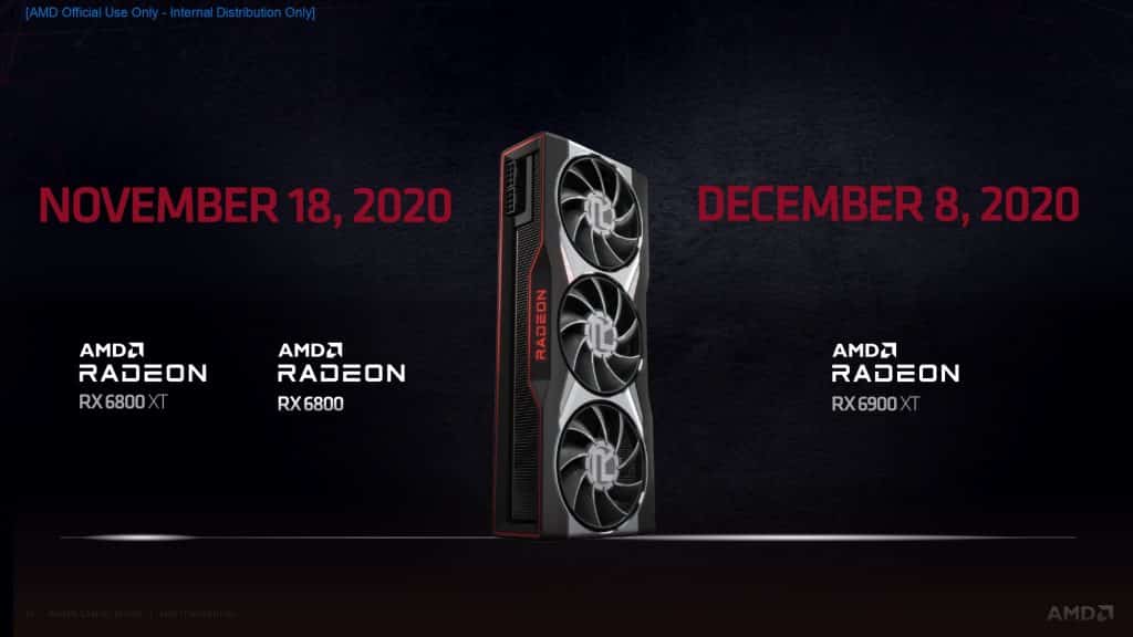 AMD Radeon RX 6900 XT challenges the NVIDA's RTX 3090 at $999 only