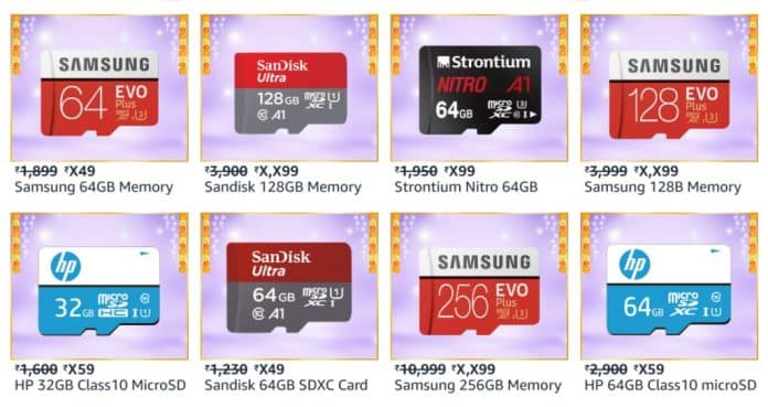Amazon Great Indian Festival - Top Memory Card Deals for you_TechnoSports.co.in Amazon Great Indian Festival - Top Memory Card Deals for you_TechnoSports.co.in