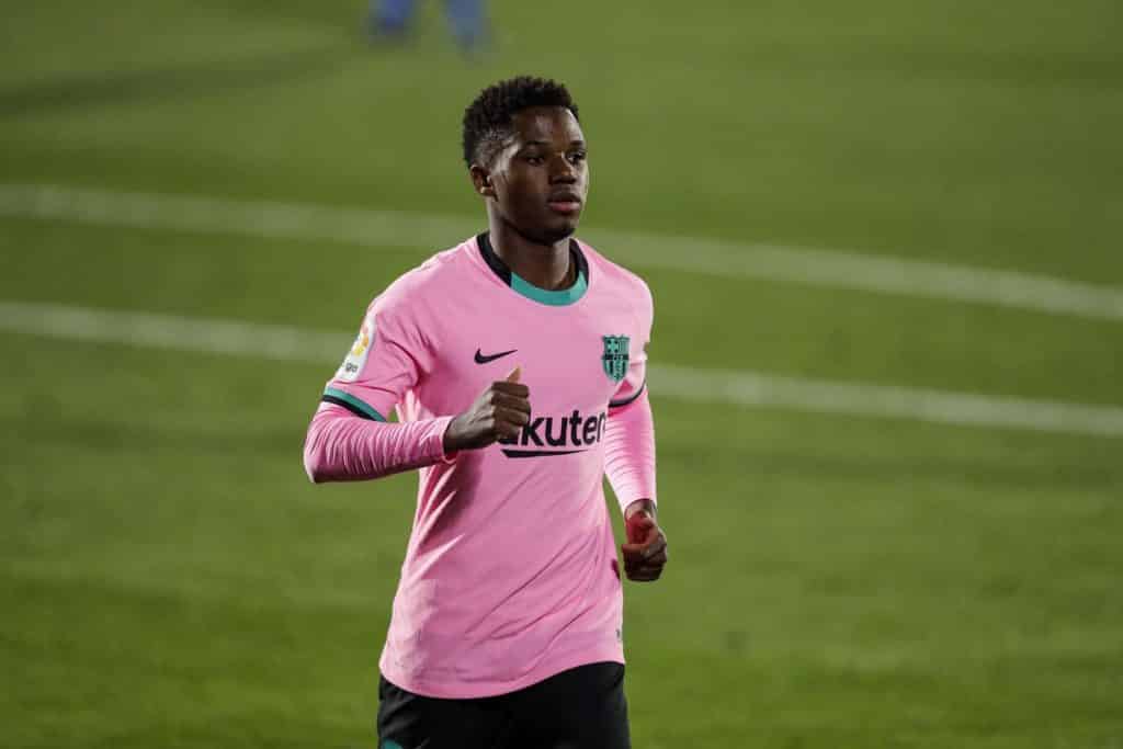 Ansu Fati Top 10 most valuable players of La Liga in 2021