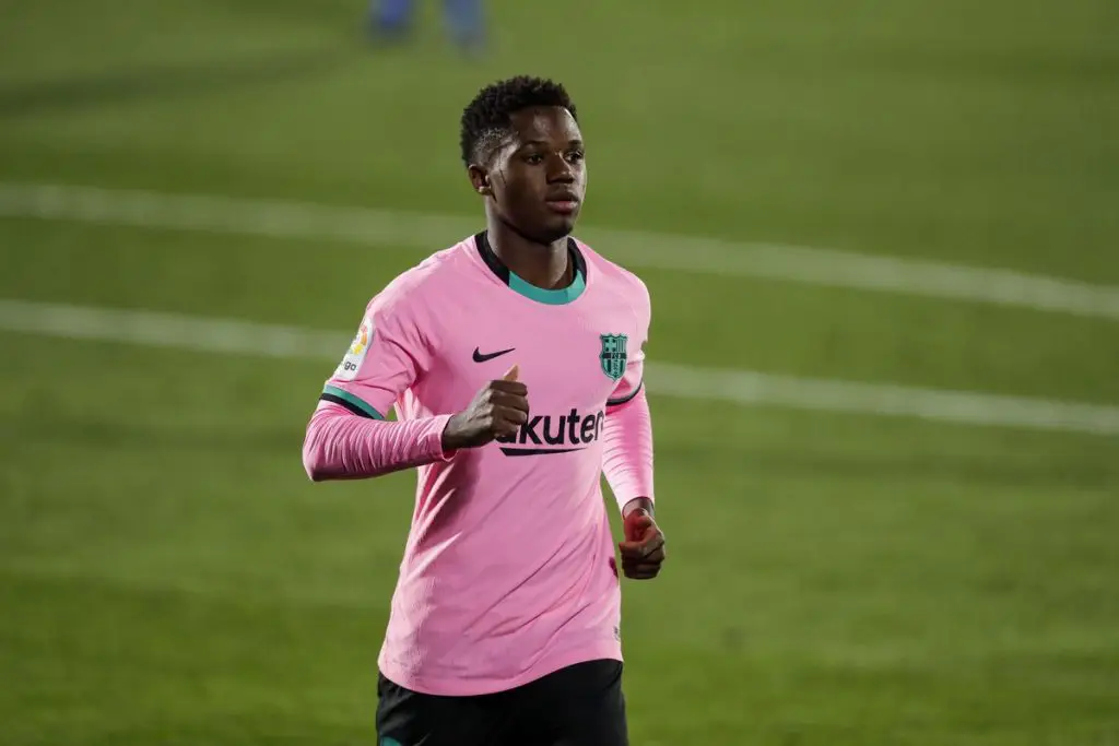 Ansu Fati and Pedri make it to the Top 10 of 50 best youngsters