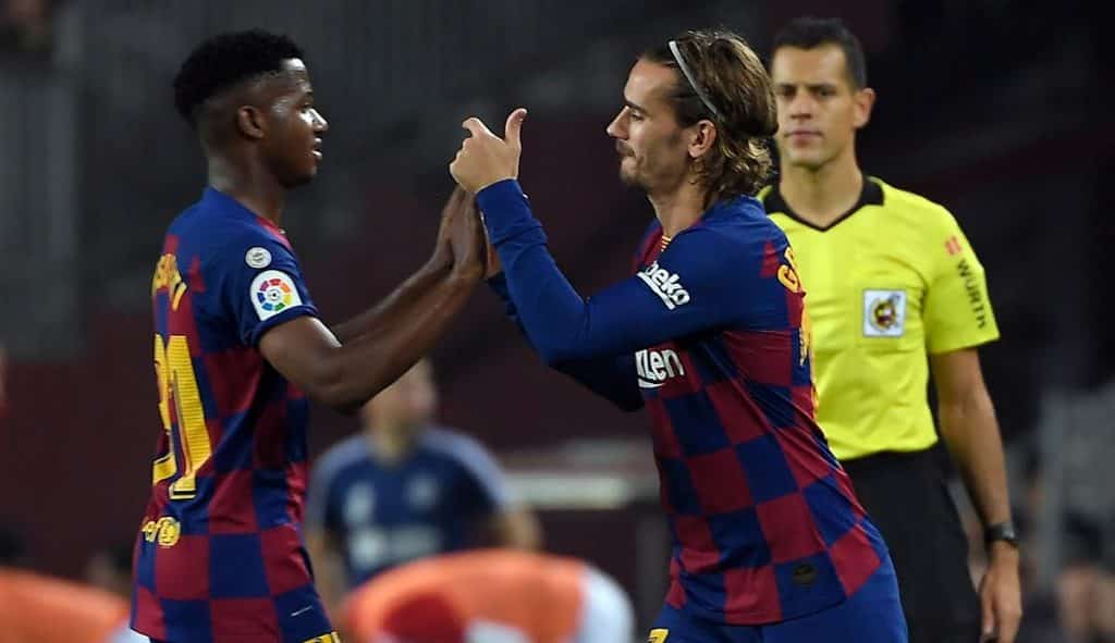 Ansu Fati and Antoine Griezmann Antoine Griezmann clears the rumours up for good in his first interview at Barca