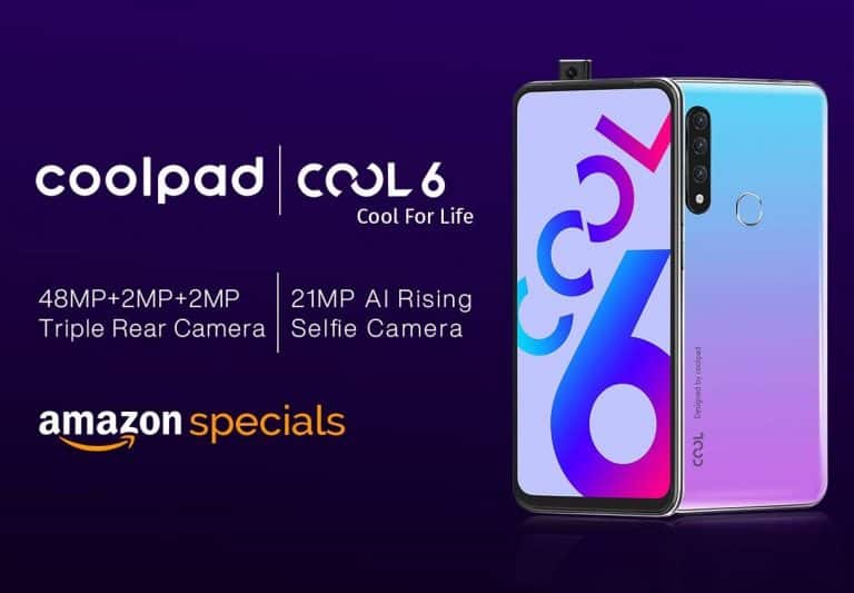 Coolpad Cool 6 renders listed on Amazon