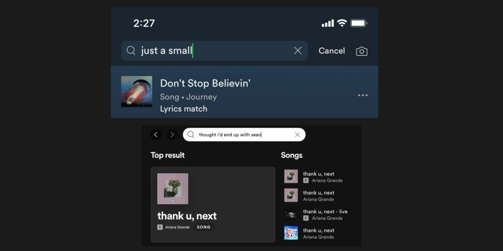 Copy of spotify lyrics search Spotify now offers song search using lyrics