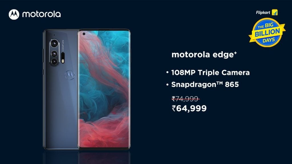 Here are the Motorola smartphones that will be discounted on Flipkart Big Billion Days