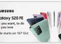 Samsung Galaxy S20 FE launched in India, sale starts on 16th October