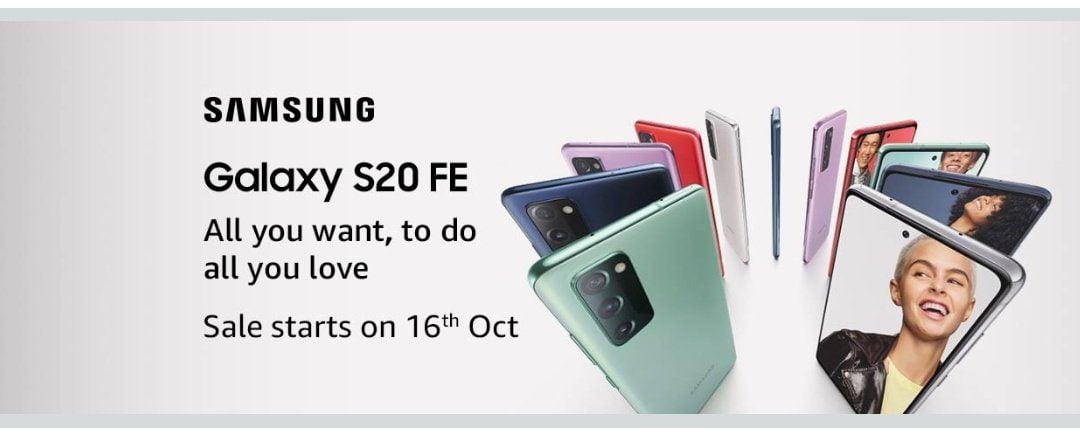 Samsung Galaxy S20 FE launched in India, sale starts on 16th October