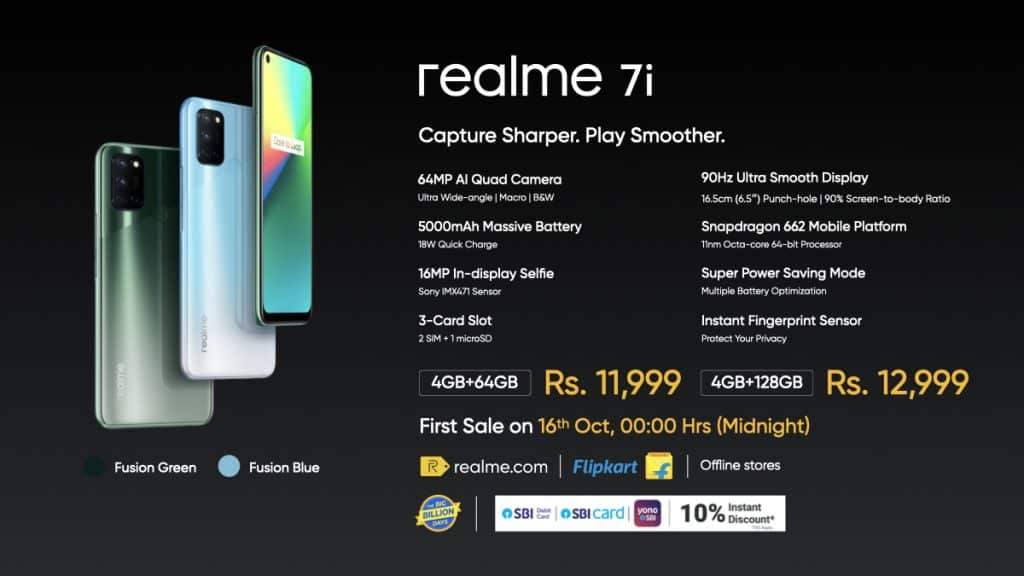 EjtOB08VkAAjc 4 Realme 7i launched in India at INR 11,999