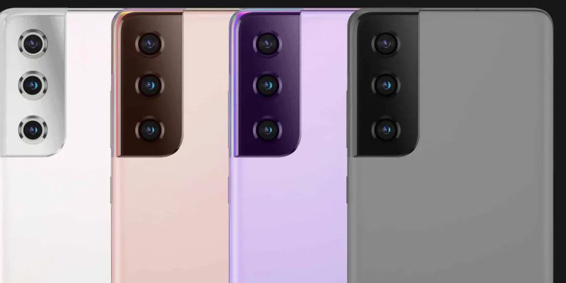 Samsung Galaxy S21+ camera design and display renders leaked