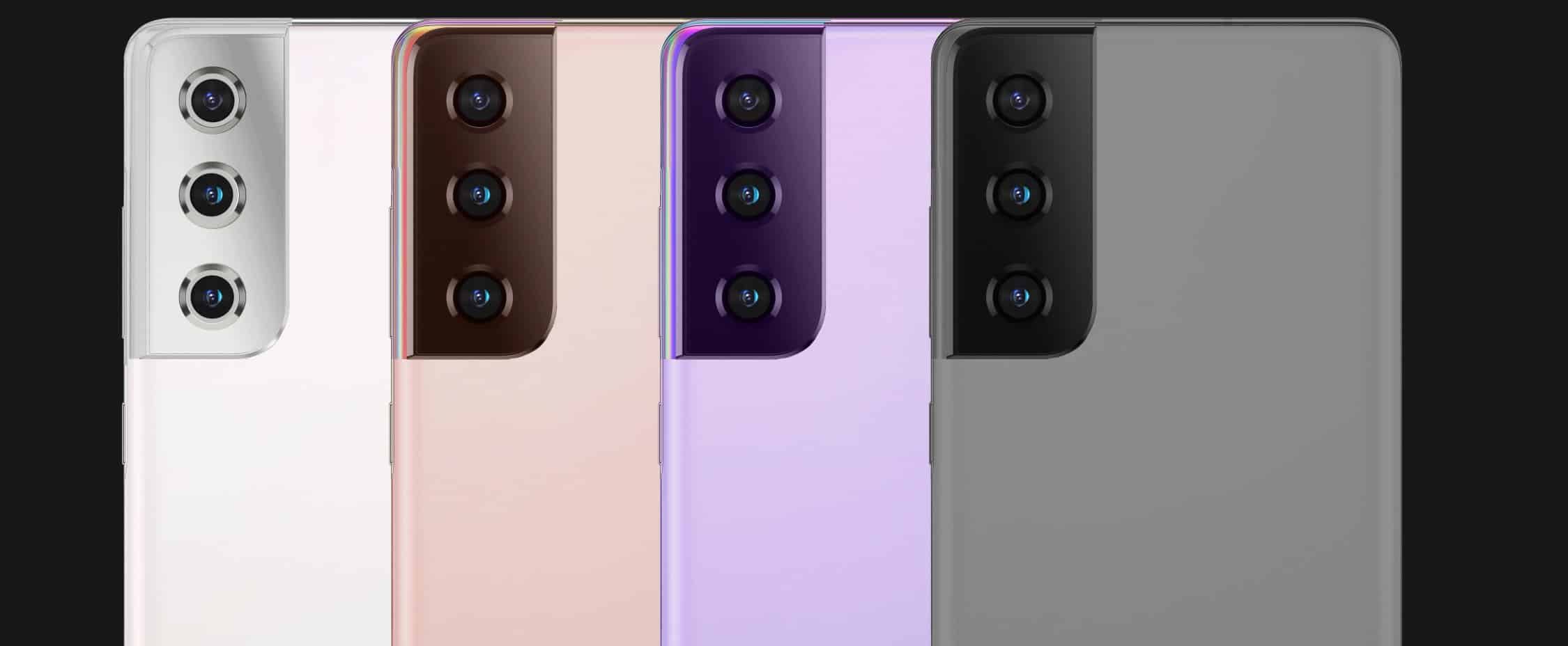 Samsung Galaxy S21+ camera design and display renders leaked