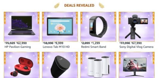 Here are the revealed deals in Electronics for Amazon Great Indian Festival sale_TechnoSports.co.in