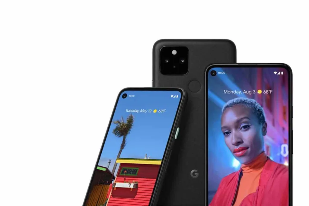 The Pixel 5 sports a thinner top bezel with an under-display speaker