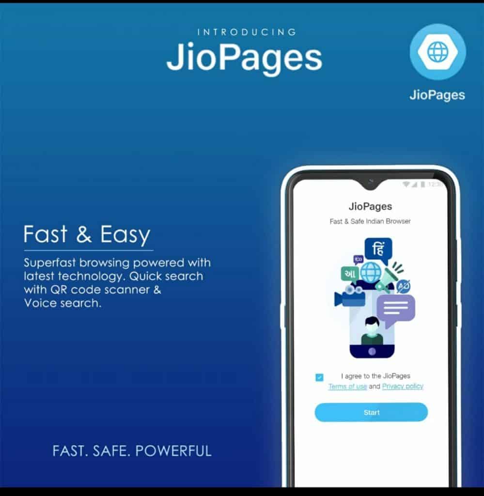 Jio introduces new JioPages - the Made in India browser