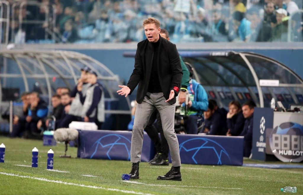 Julian Nagelsmann RB Leipzig have to pay £1.3 million for moving Champions League second leg clash against Liverpool to Puskas Arena