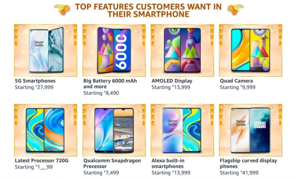 Never before Smartphone deals, you can get on Amazon Great Indian Festival sale__TechnoSports.co.in