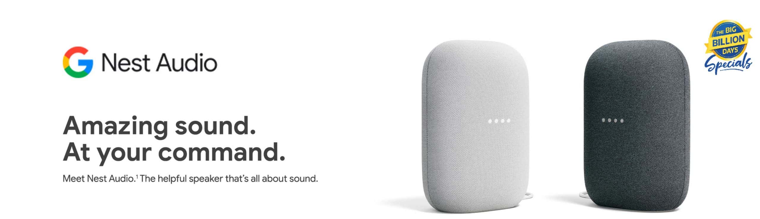 New Google Nest is coming to Indin on Flipkart Big Billion Days sale_TechnoSports.co.in