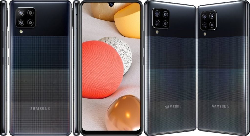 SGA41 2 Samsung Galaxy A42 5G listed with Snapdragon 750SoC