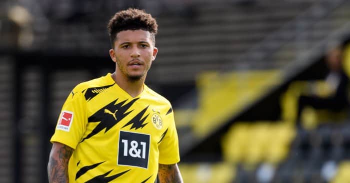 Sancho Jadon Sancho had an agreement in place with Manchester United regarding the summer transfer