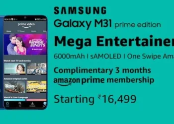 Samsung Galaxy M31 Prime announced in India, priced at INR 16,499