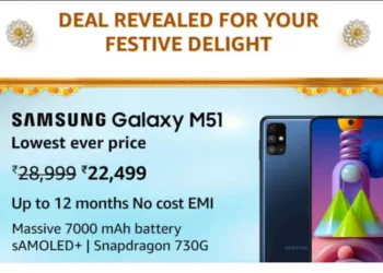 Best Samsung Smartphone Deals in Amazon Great Indian Festival 2020