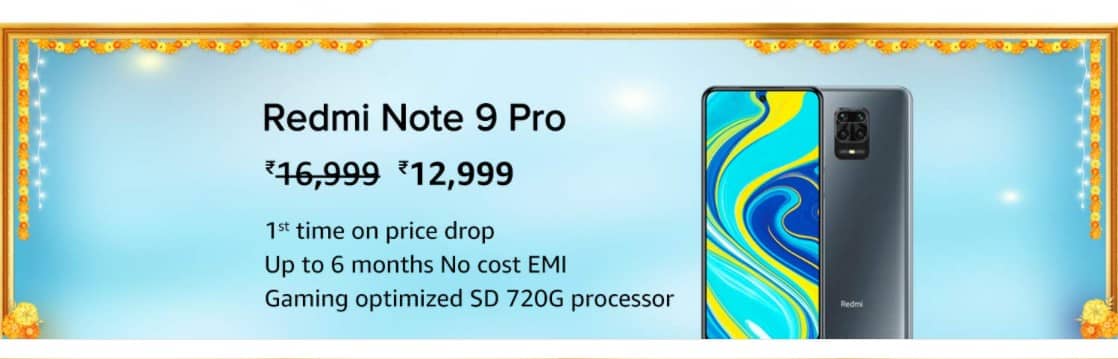 Xiaomi Smartphone Deals in Amazon Great Indian Festival Sale 2020