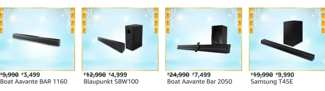 Top Deals on Soundbars in Amazon Prime Day 2020