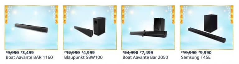 Top Deals on Soundbars in Amazon Prime Day 2020