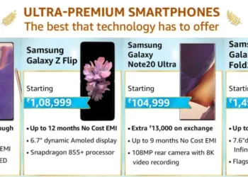 Ultra-Premium Samsung smartphone Deals on Amazon Great Indian Festival 2020