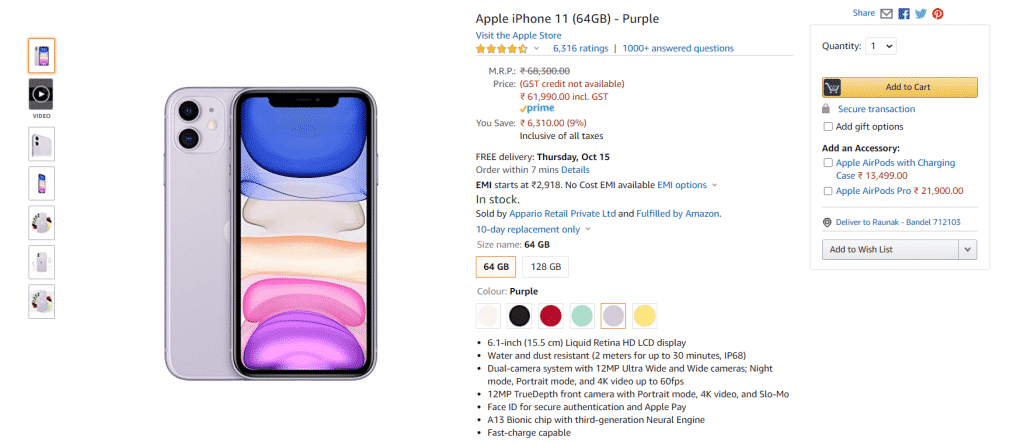 iPhone 11 will cost just 9 now, get it for just ₹54,900 in India