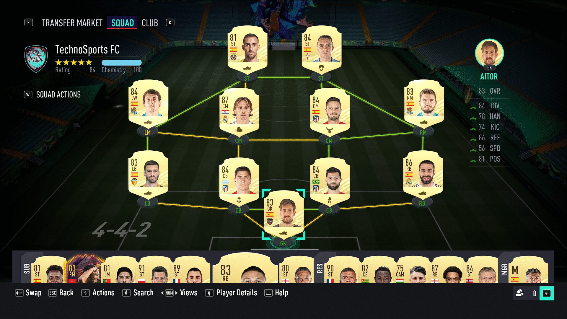 FIFA 21: The best LaLiga FUT starter team under 100k coins