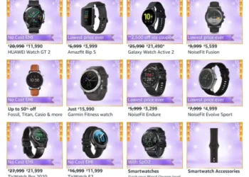 Top offers on Smartwatches on Amazon Great Indian Festival sale_TechnoSports.co.in