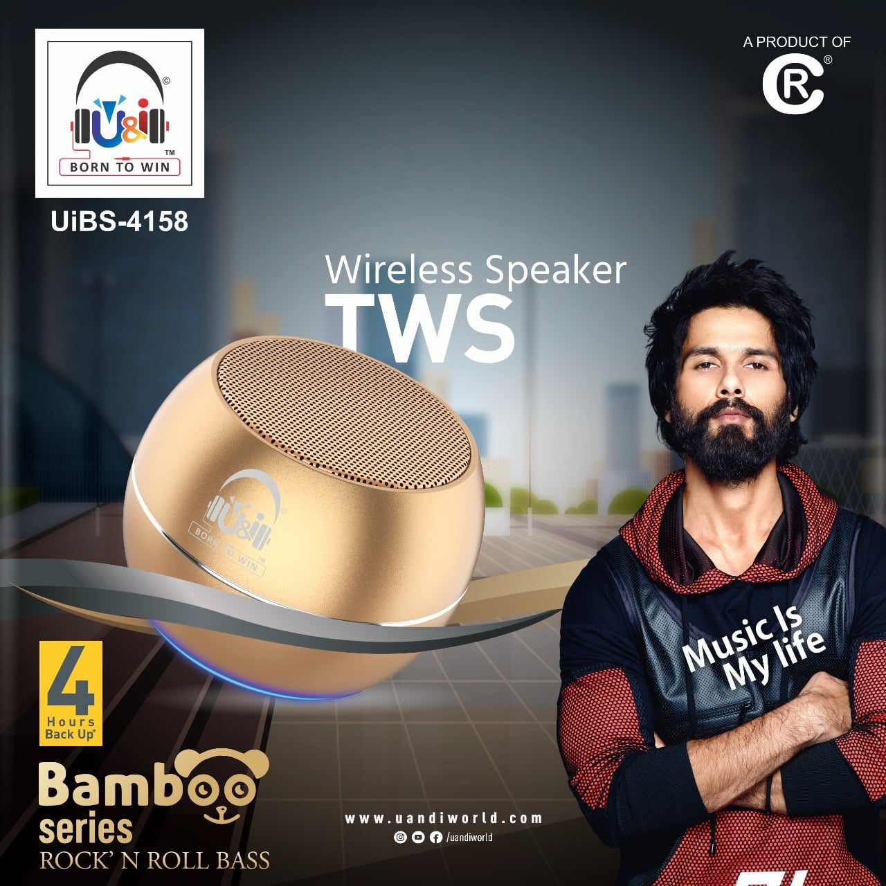 U&i Launches Its Truly Wireless Portable Speaker “BAMBOO”