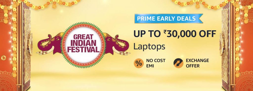 Blockbuster deals on Laptops on Amazon Great Indian Festival